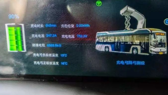 超級(jí)電容用于公交車，充電7分鐘，開行40公里